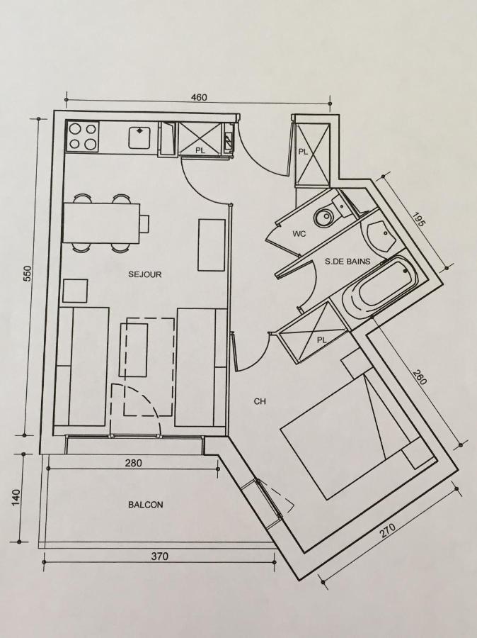 Appartement Vars Vars  Eksteriør bilde